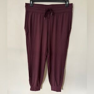 Lululemon Ready to Rulu jogger Cassis burgundy purple size 12